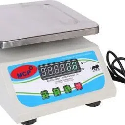 MCP Healthcare SS chargeable Front & Back Display Electronic 30kg x 1g Weighing Scale for Shops Weighing Scale-12