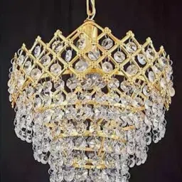 Beautiful Imported Crystal Chandelier Jhoomer Ceiling Hanging Lamp Chandelier Ceiling Lamp-image-29