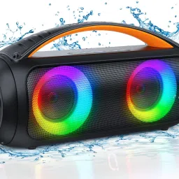 DRUMSTONE Waterproof Bluetooth Party Speaker with RGB Lights Portable Boombox Style 5.6 W Bluetooth PA Speaker-image-30