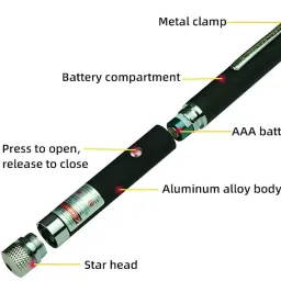 Cambly Standard Laser Light Pointer With Different Modes, With Battery image 2