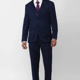 Men Single Breasted - 2 button Solid Suit-image-88