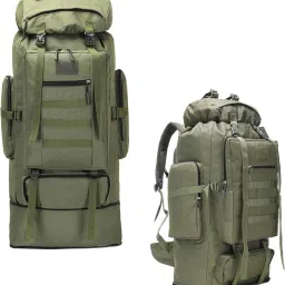 100L Trekking Hiking Backpack Outdoor Large Storage Waterproof Bag Rucksack - 7.84 L-image-34