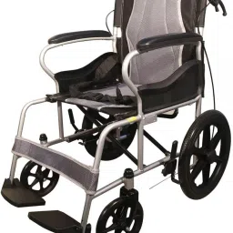 Foldable Mag Wheel Dual Break Seat Belt Lightweight Premium Quality Manual Wheelchair-12