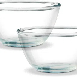 Borosilicate Glass Serving Bowl 2 Piece Toughened Glass Mixing High Borosilicate Glass Serving Bowl 550 ML Each-9