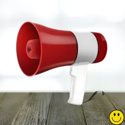 Handheld Megaphone with Siren, Microphone & Rechargeable for Outdoor EventsA35 Megaphone Portable Megaphone Siren Loudspeaker Function &Long Battery BackupB35 Outdoor PA System-25