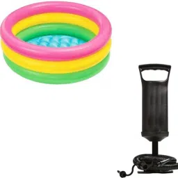 2FT INFLATABLE TRI COLOR BATH TUB TOY FOR KIDS WITH PUMP Inflatable Swimming Pool-66