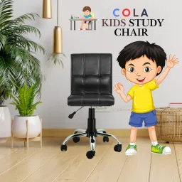 Cola Compact Study Chair for Kids/Desk/Work & 1 yrs Parts Repl. Wrty Leatherette Study Arm Chair-picture-13