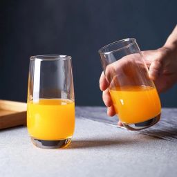 (Pack of 2) Plaza 280ml Clear Glass Set of 2 – Elegant Drinkware for Water, Juice, Wine Glass Set Water/Juice Glass-image-25