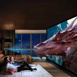Moiz 86 Inch Grey Screen Diagonal, 4:3 Viewing Aspect Ratio, 67x50 Supports UHD-3D-4K Projector Screen (Width 171 cm x 128 cm Height) image 2