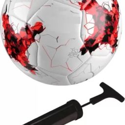 Pvc football size-5 with air pump Football Kit-image-52