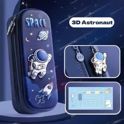 3D space Pencil Case Multipurpose Zipper Pencil Pouch School Stationery Box Geometry Box-18