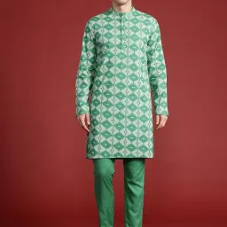 Men Pure Cotton Kurta Pant Set-image-95