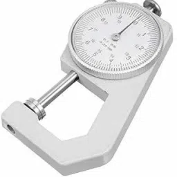 Dial Pocket Flat Head Thickness Gauge Measuring Tool, 0-20 mm Micrometer Screw Gauge-20