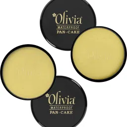 Waterproof Pan Cake 100% Waterproof Shimmering Finish Compact | 25g | Pack of 2 Compact-image-0