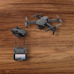 E99 Foldable Pro Drone for Kids | Obstacle Avoidance rone 2 Batteries_3 Drone-96