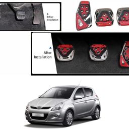 Car Pedal Pads, Brake Gas Clutch Cover, Pedal Kit Cars, (Red, Universal) X91 Car Pedal-image-44