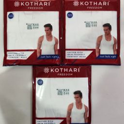 Pack of 3 Freedom fine rn Men Reversible Vest-image-143