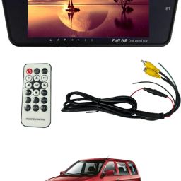7Inch Rearview Monitor Mirror with BT,Touch Button 218 Black LCD-image-69