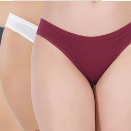 Pack of 3 Women Thong Multicolor Panty-image-6