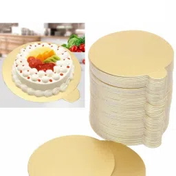 Cake Base (8 Inch) Cardboard Base Ideal for Pastries Pies Pizza (Pack of 20) Paper Cake Server-image-15