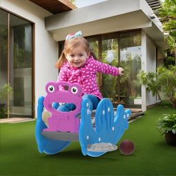 3-in-1 Slide along with rocker and basket ball for kids (1-7 years)-image-18