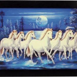Indr SEVEN HORSES (1567) Digital Reprint 13 inch x 10.6 inch Painting-image-87