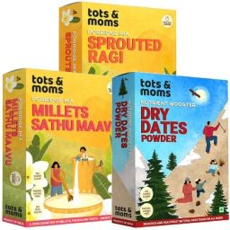 Iron Rich Foods Combo | Wholesome & Healthy Porridge Mixes with Dry Dates Cereal-26