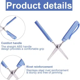 neminath mart 2 Pcs Pen Shape Scissors, Small Portable Scissors Paper Scissor Creative Safe Scissors image 2