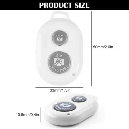Rhobos Bluetooth Remote Shutter | Rechargeable for Photos & VideosCamera Remote Control image 3