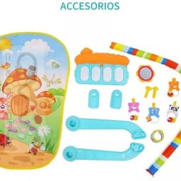 Baby Floor Mat with Piano and Toy Arch for Learning & Entertainment-image-46