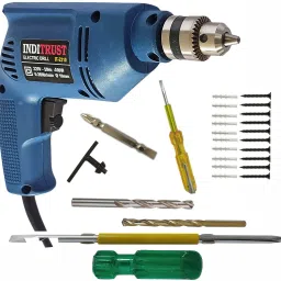 400W~ 500w Reversible Drill Machine 20pc Gitti Screw Ph2 M. HSS Tester Screwdriver set Pistol Grip Drill-image-29