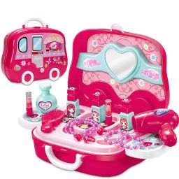 Kids Makeup Kit Pretend Play Cosmetic Set For Girls-10