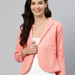 Cottinfab Open Front Casual Blazer-picture-35