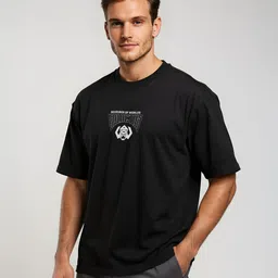 Marvel Oversized Fit Superhero Printed T-shirt-image-98