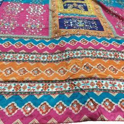 Chiffon Women Choice Own First' Pakistani Dupatta For Mirror Worked Dupatta Multicolored Pack Of 1. image 3