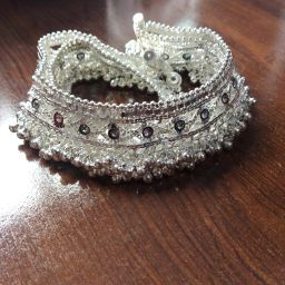 Heavy Payal Alloy, Silver Anklet-image-39