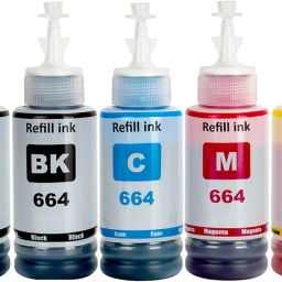 HV Cartridges 664 Refill Ink for L130,L360,L380,L361,L565,L210,L220,L310,L350 Printer Black + Tri Color Combo Pack Ink Bottle-28