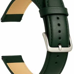RStraps 22mm Green Genuine Leather Strap | Watch Strap Belt for Men | Replacement Band 22 mm Genuine Leather Watch Strap-image-52