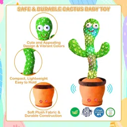 sonpal USB Charging Dancing Talking Cactus Toy Wiggle & Singing Recording Repeat image 4