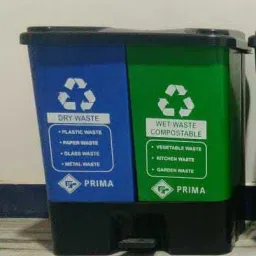 TWIN DUST BIN Plastic Dustbin-21