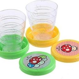 (Pack of 2) foldable glass Glass Set Water/Juice Glass-2