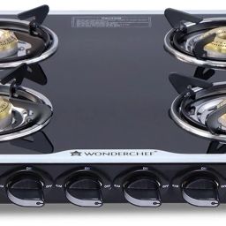 Platinum Glass Cooktop 4 Burner Glass Manual Gas Stove-image-98