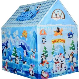 Jumbo Size Extremely Light Weight Kids Play SNOW WORLD Tent House for 3-13 Year Old Girls and Boys (Multicolor).-image-82