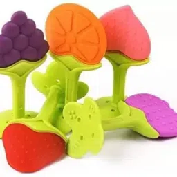 Fruit Shape Silicone Teethers Soft Stick Chews Nibbler for Baby Dental Care Teether-picture-42