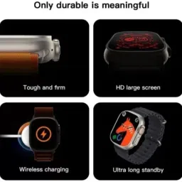 Techio T800 Ultra Smart Watch With Bluetooth bcalling oth C Smartwatch image 2