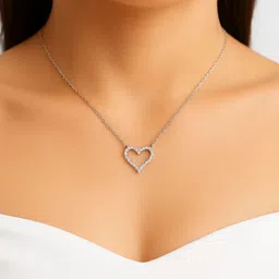 ishtaara 925 Silver Jewellery Necklace For Women And Girls Korean Set Necklace Set Sterling Silver Plated Sterling Silver Necklace-picture-29