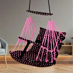 Cotton Baby Swing Chair for Babies Folding and Washable1-5 Years with Belt Swing Bouncer-picture-10