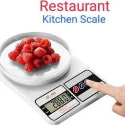 RIDDHI 10Kg Counter Kitchen Weight Machine With Plastic Circular Top For Shop,Home Weighing Scale-34