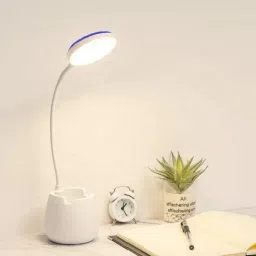 Powerful Rechargeable USB LED Desk Lamp With 3 Level of Brightness Flexible Neck Study Lamp-14