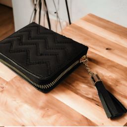 Women Trendy, Casual, Evening/Party Black Artificial Leather Wallet-image-58